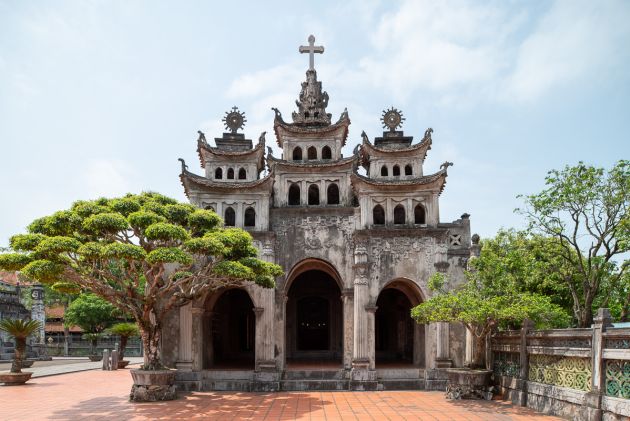 Cathédrale de Phat Diem au Vietnam - Photo : © Sebastien Desnoulez