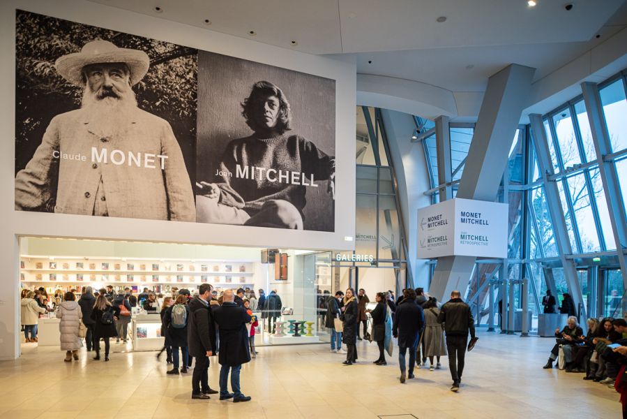 Exposition Monet-Mitchell Fondation Louis Vuitton - Photo : © Sebastien Desnoulez