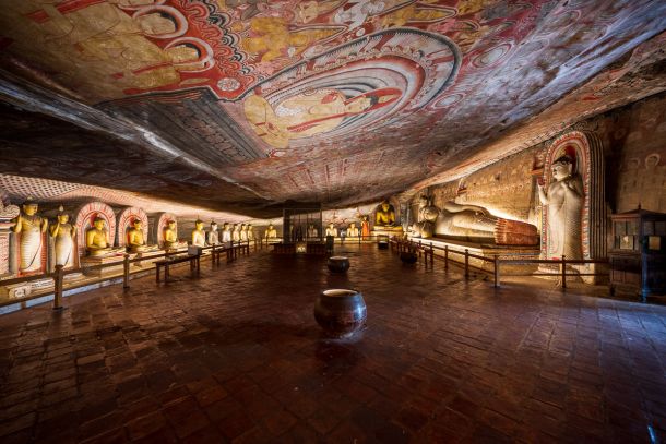 Temple de Dambula Sri Lanka Photo : © Sebastien Desnoulez K