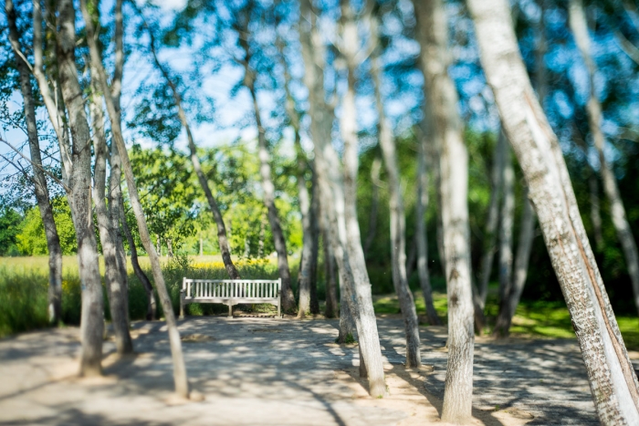 Freelensing en photographie : Banc - Série À Moitié Flou - Photo : © Sebastien Desnoulez