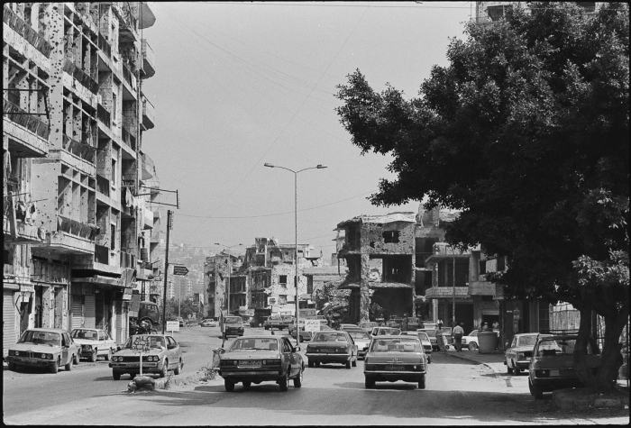 Beyrouth, Liban 1992 - Photo : © Sebastien Desnoulez