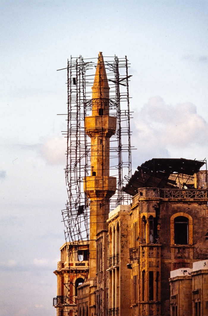 Beyrouth centre, Liban 1991 - Photo : © Sebastien Desnoulez