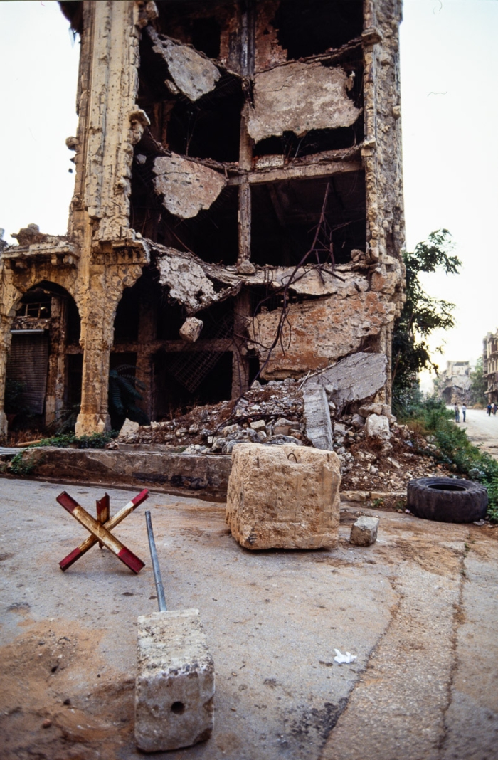 Beyrouth centre, Liban 1991 - Photo : © Sebastien Desnoulez