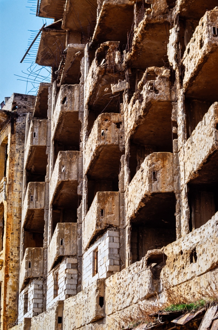 Beyrouth centre, Liban 1991 - Photo : © Sebastien Desnoulez