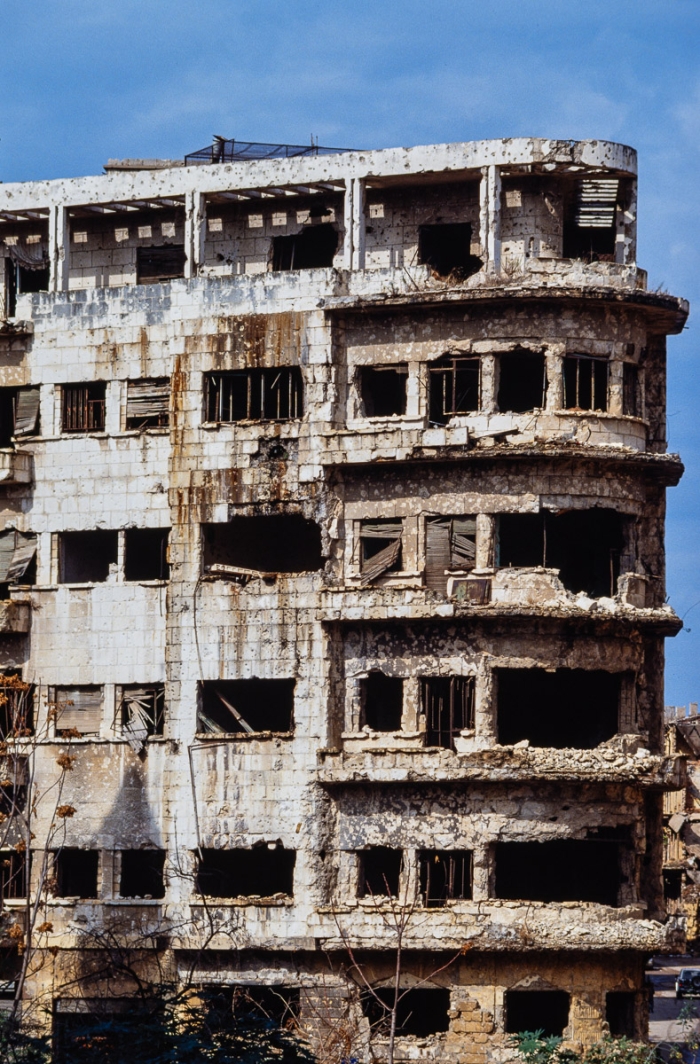 Beyrouth centre, Liban 1991 - Photo : © Sebastien Desnoulez