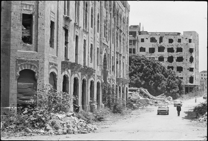 Beyrouth Centre, Liban 1991   Photo : © Sebastien Desnoulez