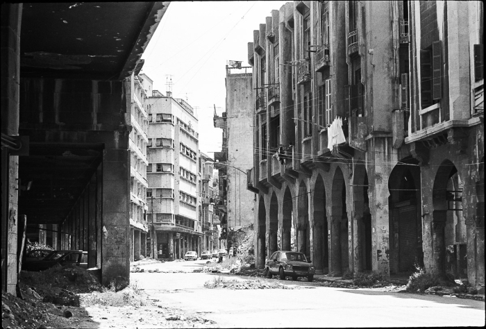 Beyrouth Centre, Liban 1991   Photo : © Sebastien Desnoulez