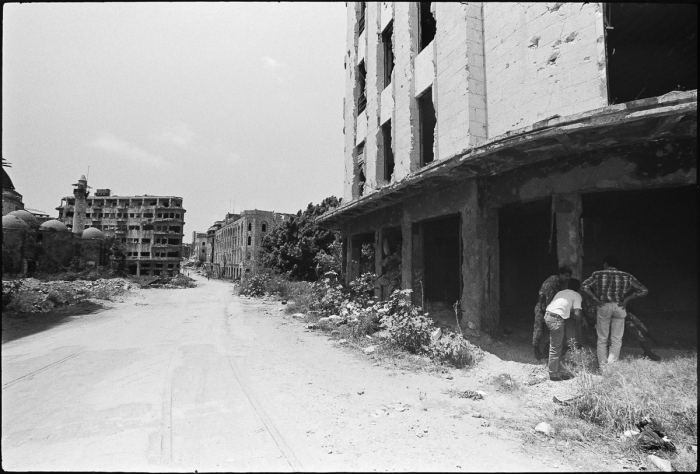 Beyrouth Centre, Liban 1991   Photo : © Sebastien Desnoulez