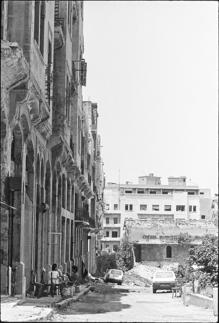 Beyrouth Centre, Liban 1991   Photo : © Sebastien Desnoulez