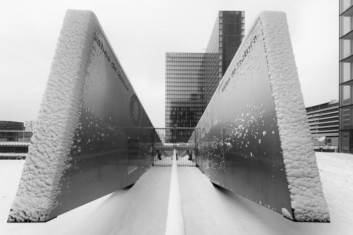 Bibliothèque François Mitterrand à Paris en février 2018 - Photo : © Sebastien Desnoulez Photographe d'architecture