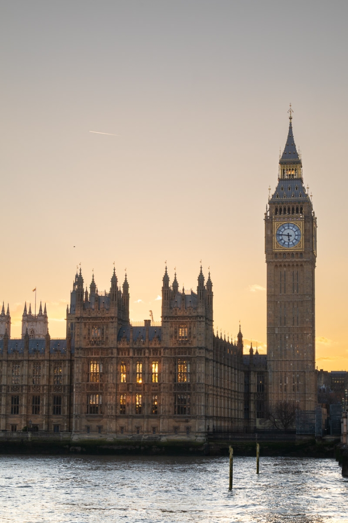 Big Ben et le palais de Westminster à Londres, au coucher du soleil - Photo : © Sebastien Desnoulez photographe