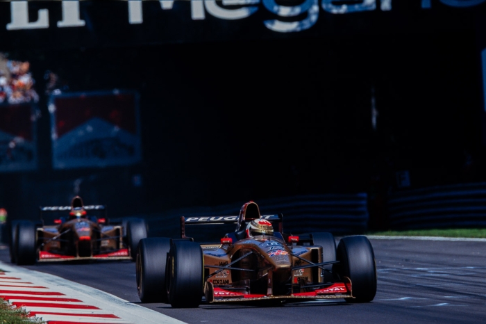 Brundle Barrichello Jordan Peugeot GP F1 Italie 1996 Photo Sebastien Desnoulez