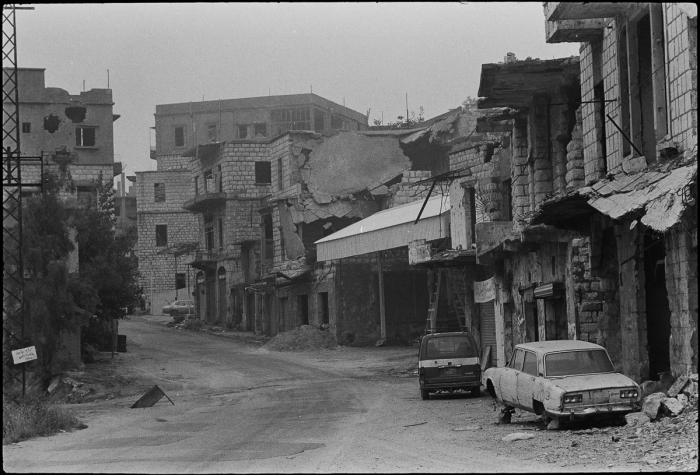 Chouf, Liban 1992   Photo : © Sebastien Desnoulez