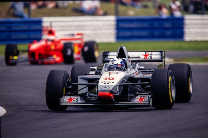 David Coulthard Mc Laren GP F1 Angletterre 1997 Photo Sebastien Desnoulez