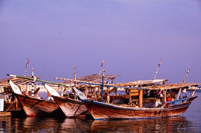 Dubai 1991 - Dhows - Photo : © Sebastien Desnoulez