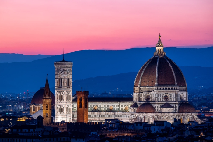 Duomo Florence après le coucher du soleil - Photo : © Sebastien Desnoulez Photographe