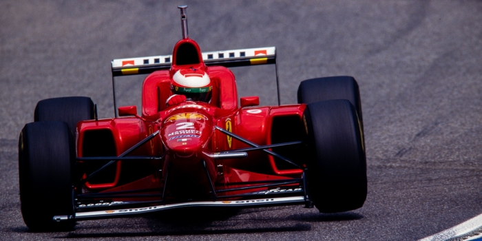 Eddie Irvine Ferrari GP Allemagne F1 1996 Photo Sebastien Desnoulez