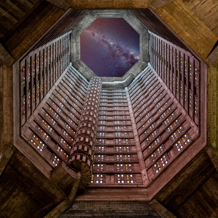 Le portail de l’église Saint-Joseph - Le Havre -  Photo : © Sebastien Desnoulez Photographe