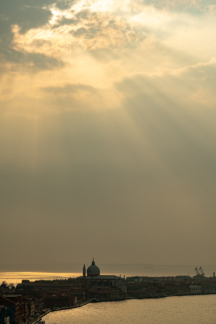 Giudecca et la lagune depuis le Campanile de San Giorgio Maggiore, Venise - Photo : © Sebastien Desnoulez Photographe Auteur