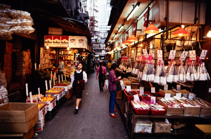 Hong Kong island, Mars 1993 - Photo : © Sebastien Desnoulez