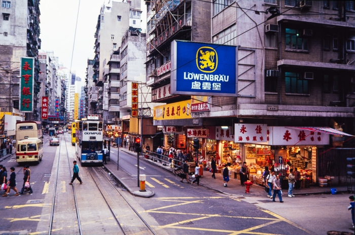 Hong Kong island, Mars 1993 - Photo : © Sebastien Desnoulez