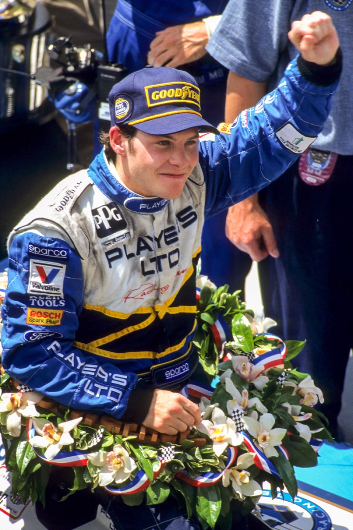 Jacques Villeneuve vainqueur des 500 Miles d'Indianapolis et champion Indycar 1995 - Photo : © Sebastien Desnoulez
