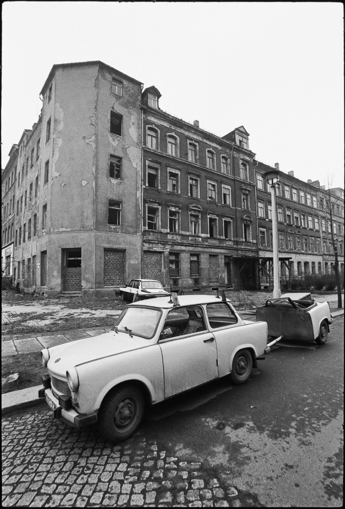 Chemnitz, ex-Allemagne de l'Est (RDA-DDR), Mars 1991 - Photo : © Sebastien Desnoulez