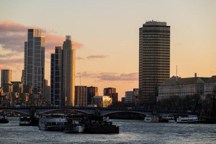 La Tamise au coucher du soleil, Londres - Photo : © Sebastien Desnoulez photographe