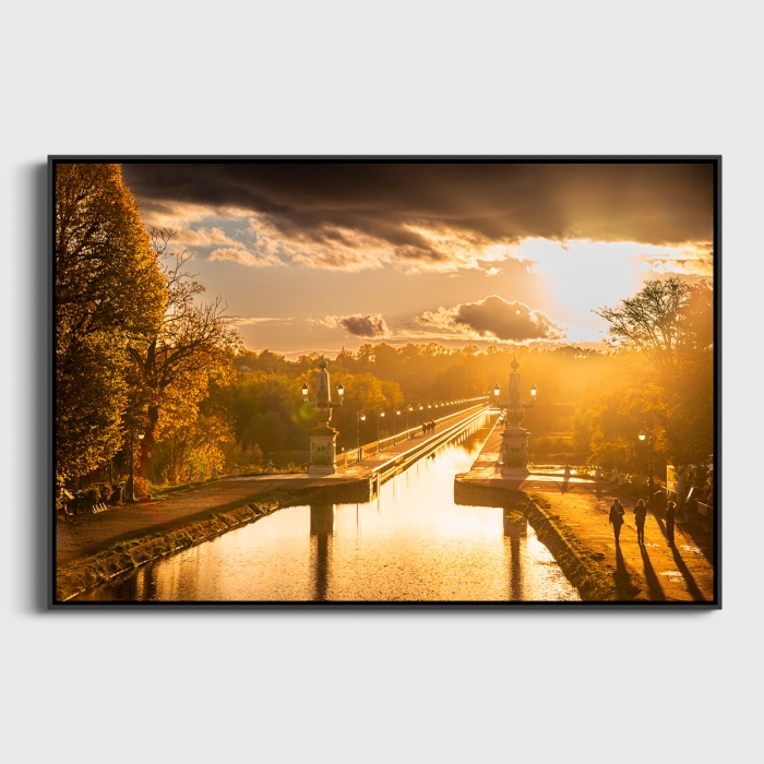 Lumiere D Automne Sur Le Pont Canal De Briare Photo Sebastien Desnoulez