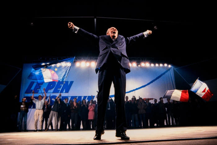 Meeting Jean Marie Le Pen à Lille, campagne présidentielle 1988 - Photo : © Sebastien Desnoulez