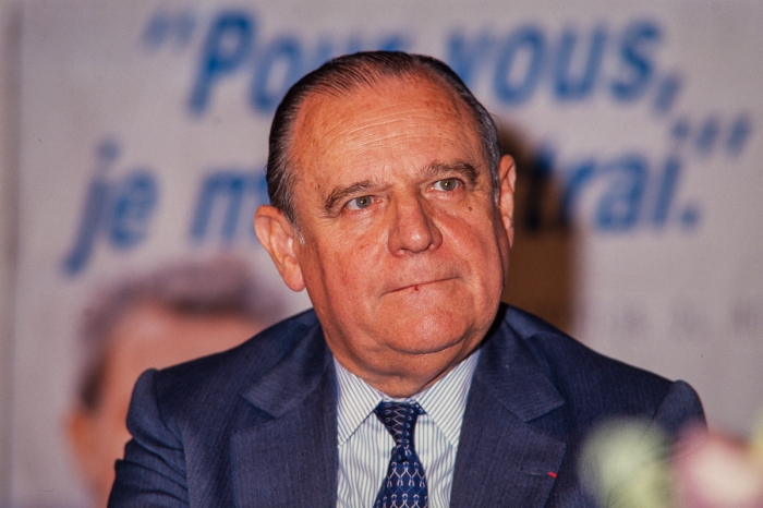 Meeting Raymond Barre Lille 1988 Photo Sebastien Desnoulez