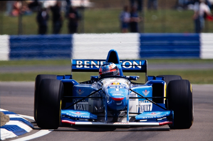 Michael Schumacher Benetton GP F1 Angleterre 1995 Photo Sebastien Desnoulez