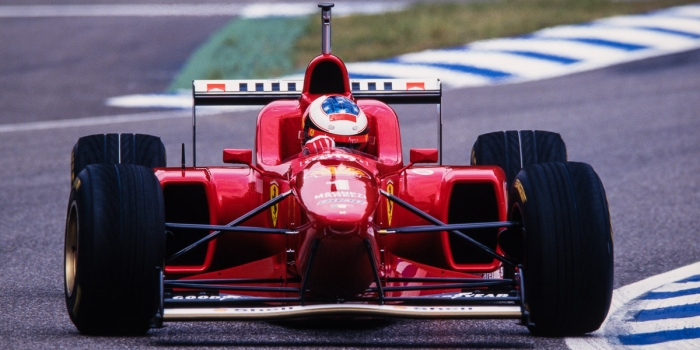 Michael Schumacher Ferrari GP Allemagne F1 1996 Photo Sebastien Desnoulez 01