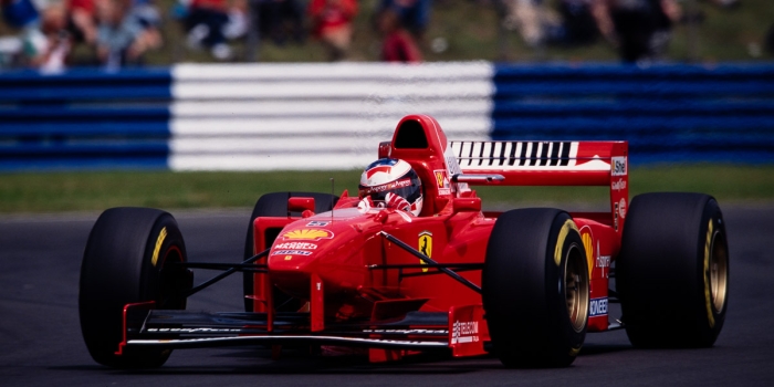 Michael Schumacher Ferrari GP Angleterre F1 1997 Photo Sebastien Desnoulez