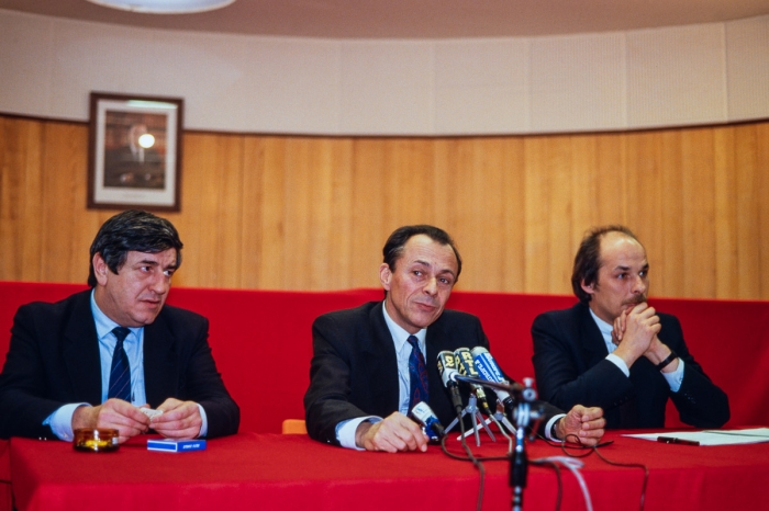 Michel Rocard Lille 1988 Photo Sebastien Desnoulez
