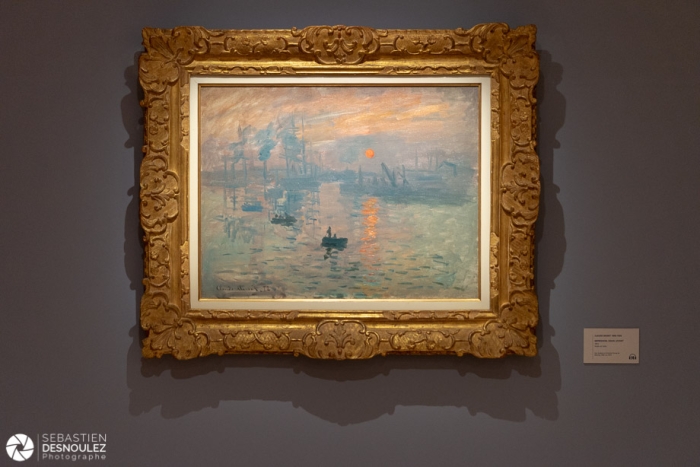 Impression, soleil levant de Monet au musée Marmotan - Photo : © Sebastien Desnoulez Photographe