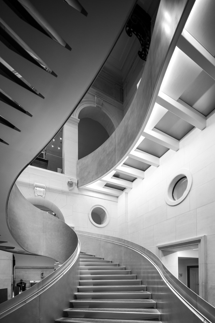 Nuit des musées 2026 à la BnF Richelieu - Escalier - Photo : © Sebastien Desnoulez