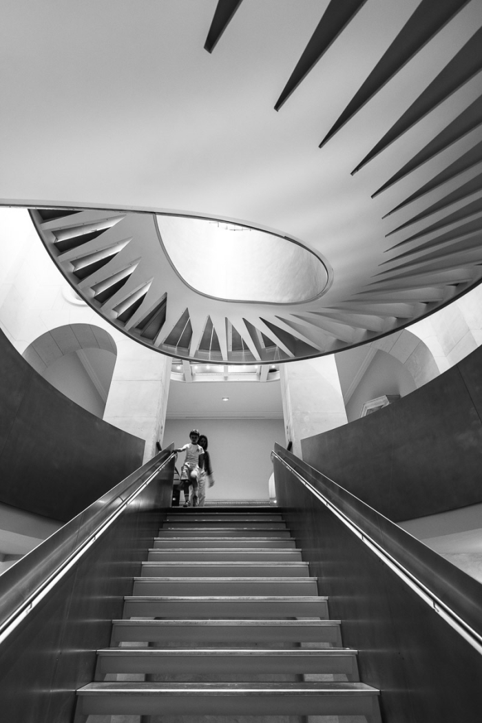 Nuit des musées 2026 à la BnF Richelieu - Escalier - Photo : © Sebastien Desnoulez