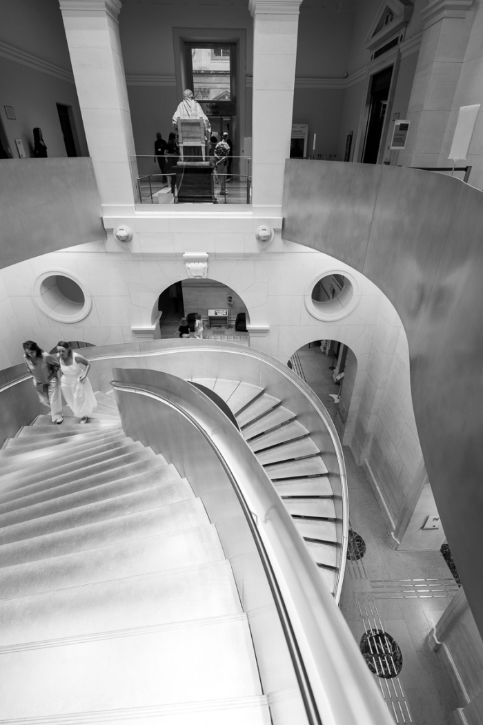 Nuit des musées 2026 à la BnF Richelieu - Escalier - Photo : © Sebastien Desnoulez