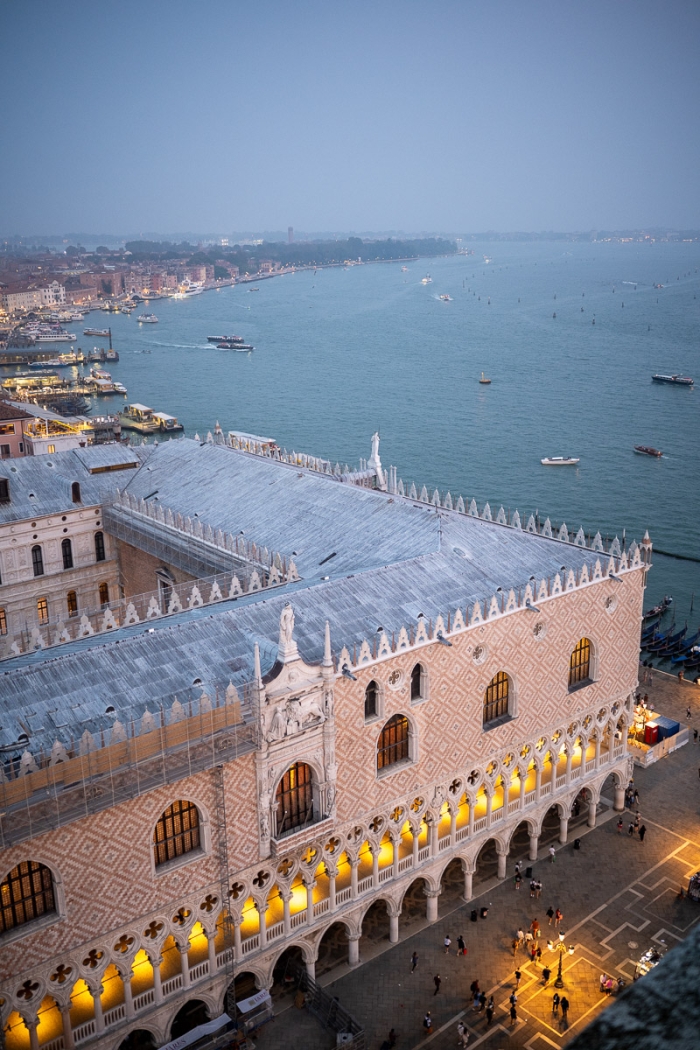 Palais des Doges et la lagune depuis le campanile la Place San Marco, Venise - Photo : © Sebastien Desnoulez Photographe Auteur