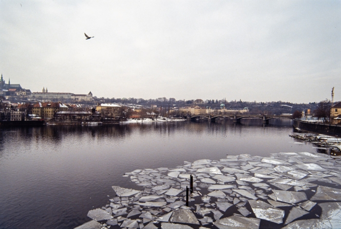 Prague   Tchécoslovaquie, Février 1991   Photo : © Sebastien Desnoulez
