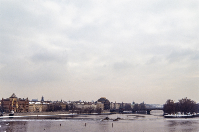 Prague   Tchécoslovaquie, Février 1991   Photo : © Sebastien Desnoulez
