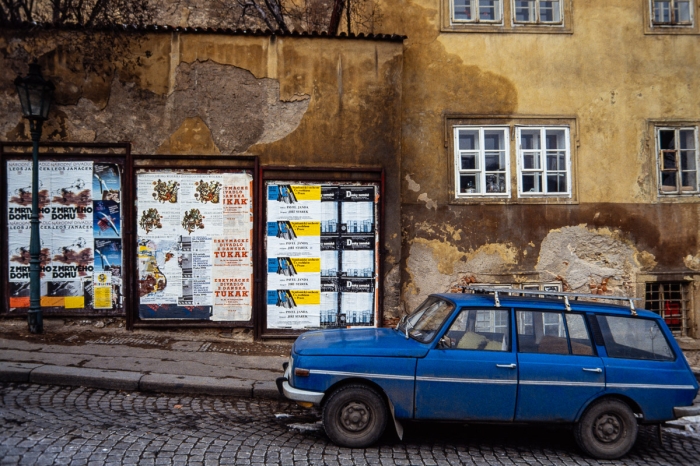 Prague   Tchécoslovaquie, Février 1991   Photo : © Sebastien Desnoulez