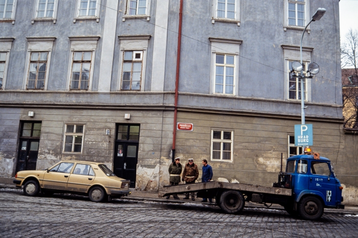 Prague   Tchécoslovaquie, Février 1991   Photo : © Sebastien Desnoulez