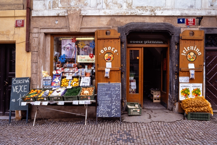 Prague   Tchécoslovaquie, Février 1991   Photo : © Sebastien Desnoulez