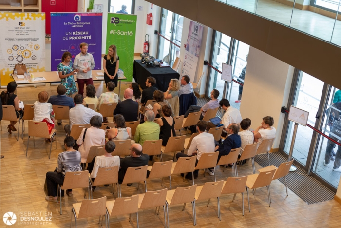 Reportage événementiel Meet Up 92 des clubs d'entrepreneurs sur la blockchain - Photo : © Sebastien Desnoulez Photographe