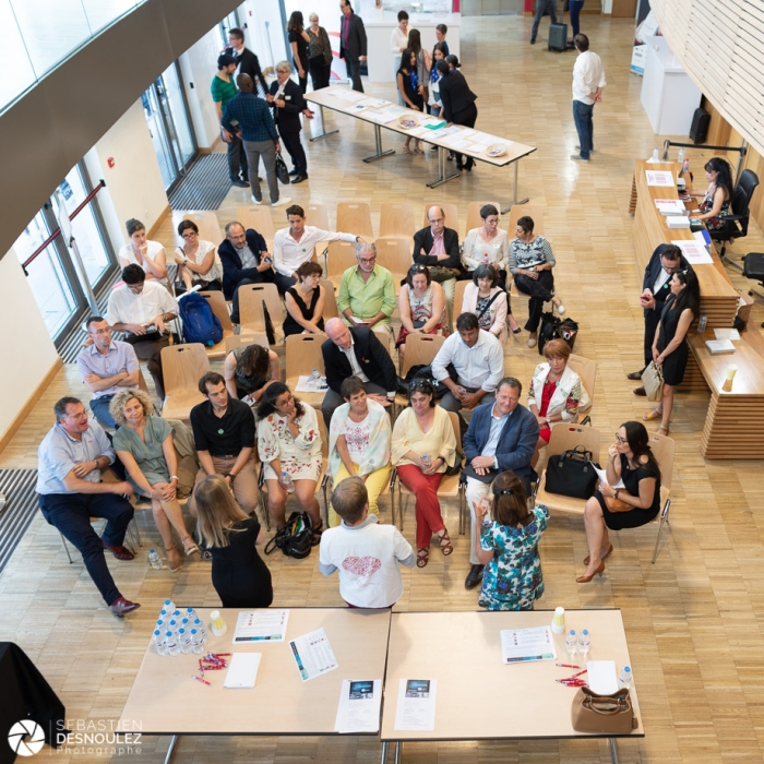 Reportage événementiel Meet Up 92 des clubs d'entrepreneurs sur la blockchain - Photo : © Sebastien Desnoulez Photographe