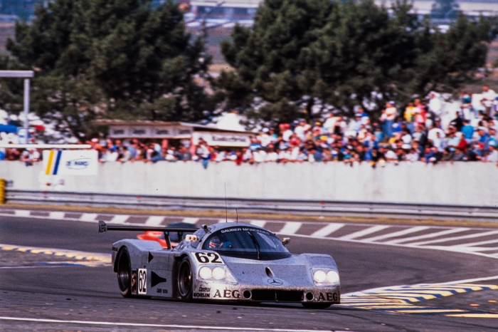Schlesser Jabouille Cudini / Sauber Mercedes / 5ème   24 Heures Du Mans 1989   Photo : © Sebastien Desnoulez
