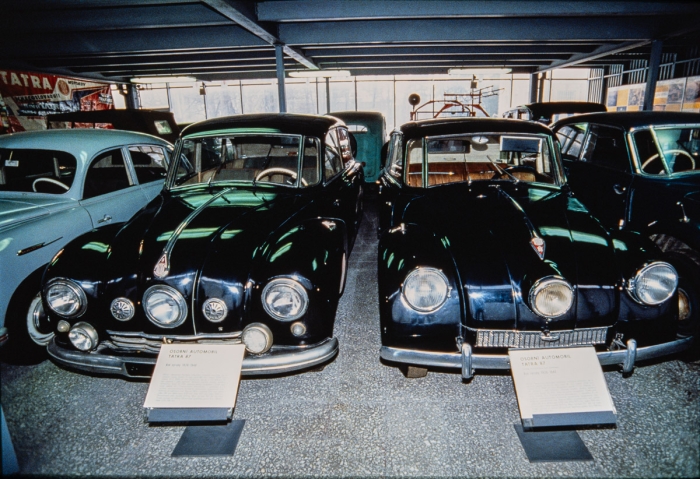 Tatra 87, Musée Tatra À Koprivnice   Tchécoslovaquie, Février 1991   Photo : © Sebastien Desnoulez