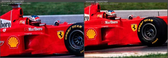 Test Repro Macro Diapo Michael Schumacher - Photo : © Sebastien Desnoulez Photographe Auteur